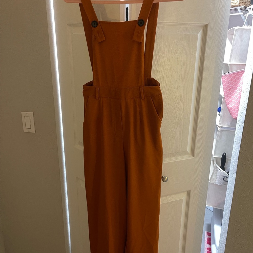 Rust Orange Overalls